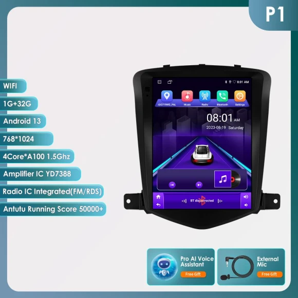 Carplay 4G-LTE Android Car Radio with GPS and Video — Car Infotainment System, OSSURET