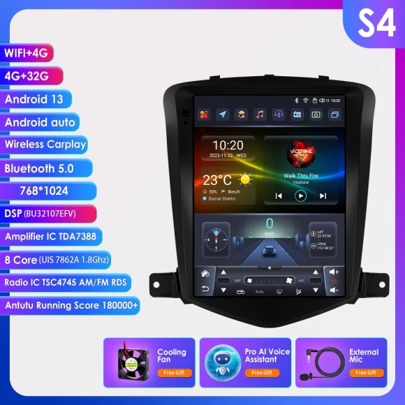 CarPlay 4G-LTE Android Car Radio — Car Infotainment System, OSSURET