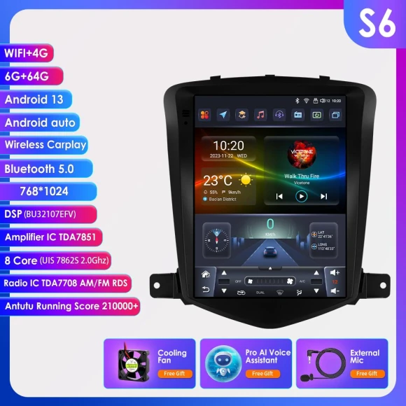 CarPlay 4G-LTE Android Car Radio — Car Infotainment System, OSSURET