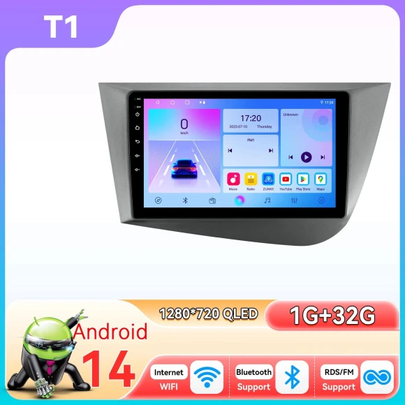 Intelligent Car Radio with CarPlay and Android Auto — Car Infotainment System, Hizpo