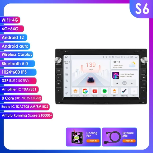 Intelligent Screen 8-Core DSP Car Multimedia Player — Car Infotainment System, Hizpo
