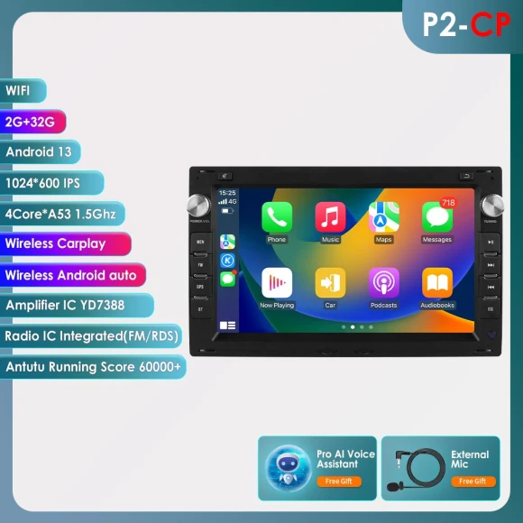 Intelligent Screen 8-Core DSP Car Multimedia Player — Car Infotainment System, Hizpo