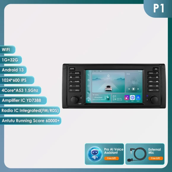 Intelligent Voice Control AI Android Car Radio — Car Infotainment System, Hizpo