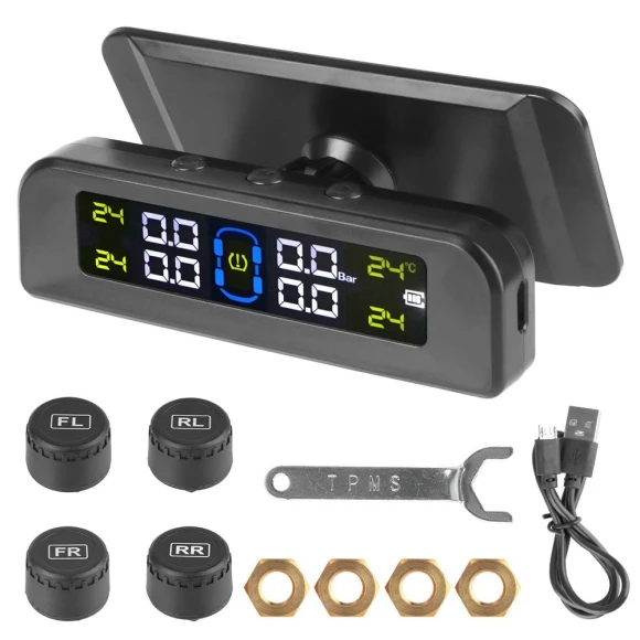Tire Pressure Monitoring System with 4 Sensors — TPMS, JOHO
