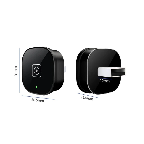 Wireless Adapter for Carplay and Android Auto — Car Infotainment System, Kebidumei