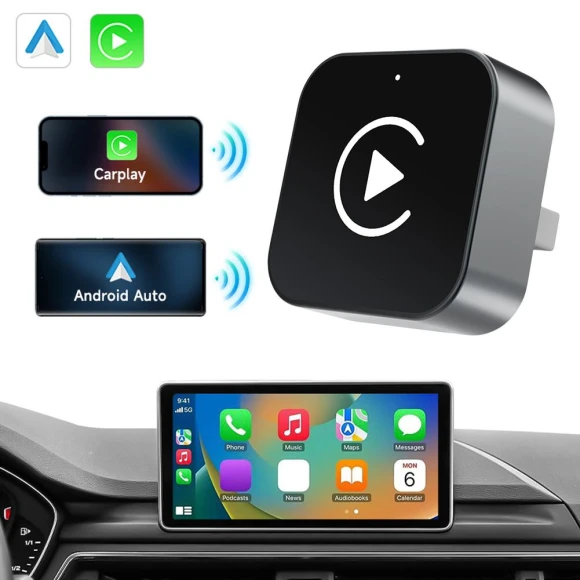 Wireless CarPlay and Android Auto Adapter — Car Infotainment System, Mode Closet