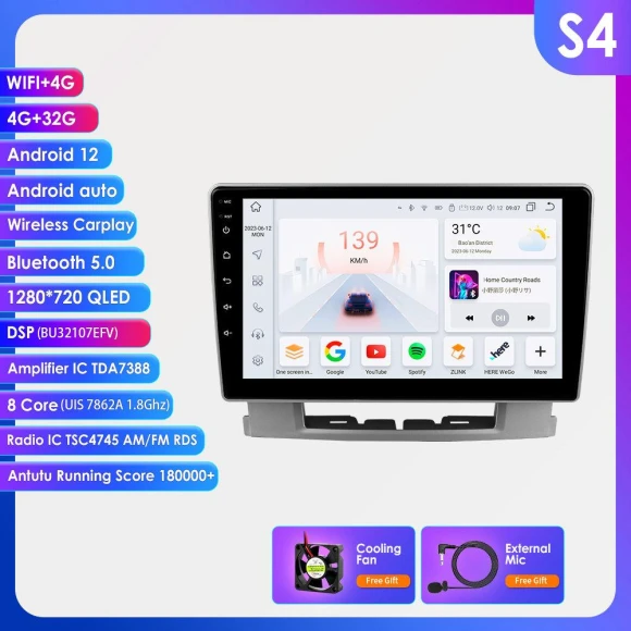 Android Auto Carplay Smart Stereo System — Car Infotainment System, Hizpo