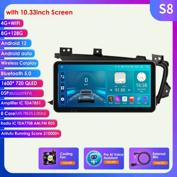 Car Multimedia Player with Android 4G-LTE — Car Infotainment System, Hizpo