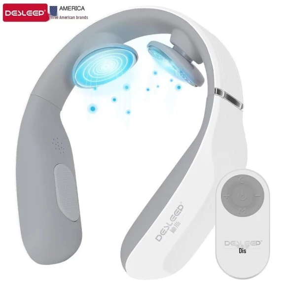 Electric Pulse Neck and Shoulder Massager with Heat — Massage Gun, Dis