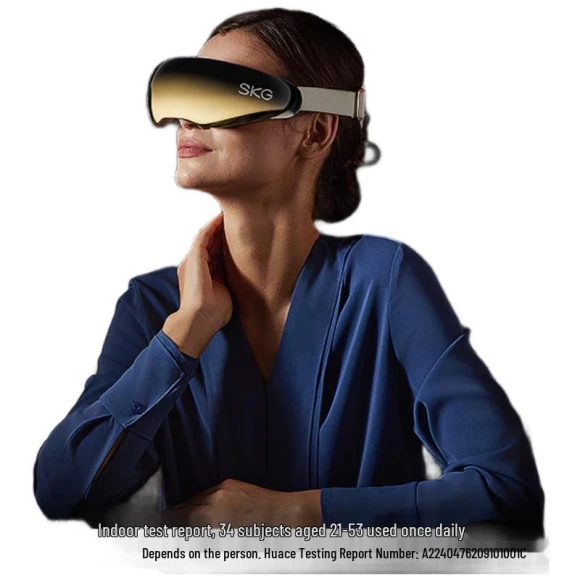 Eye Massager with Heat, Bluetooth, and Music — Massage Gun, SKG