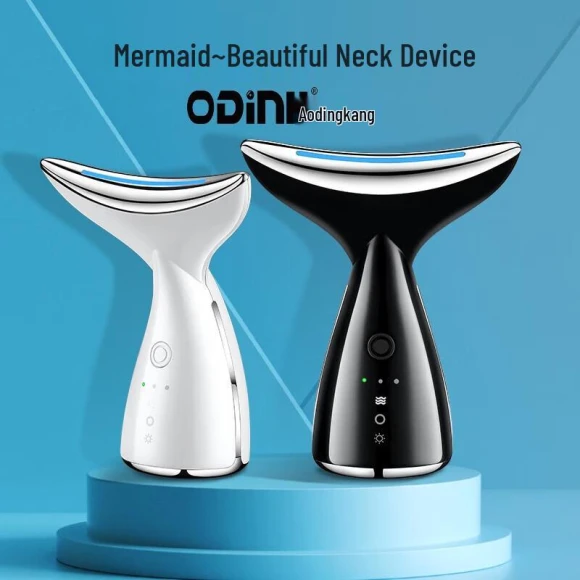 Neck Massager with Color Light Therapy — Massage Gun, JDST