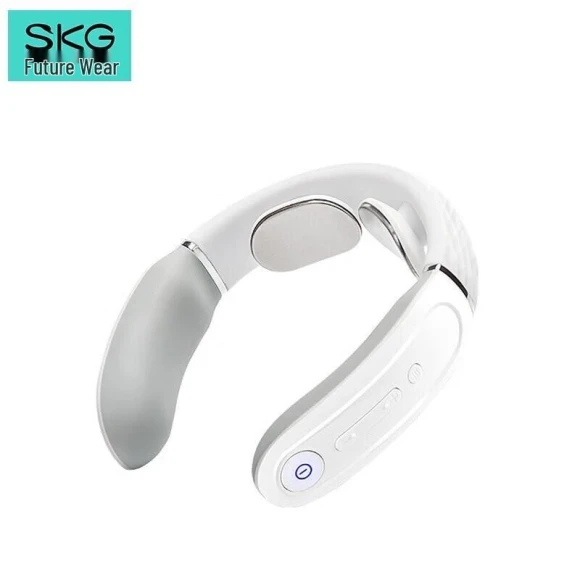 Portable Neck Massager with Heat and Pulse — Massage Gun, SKG