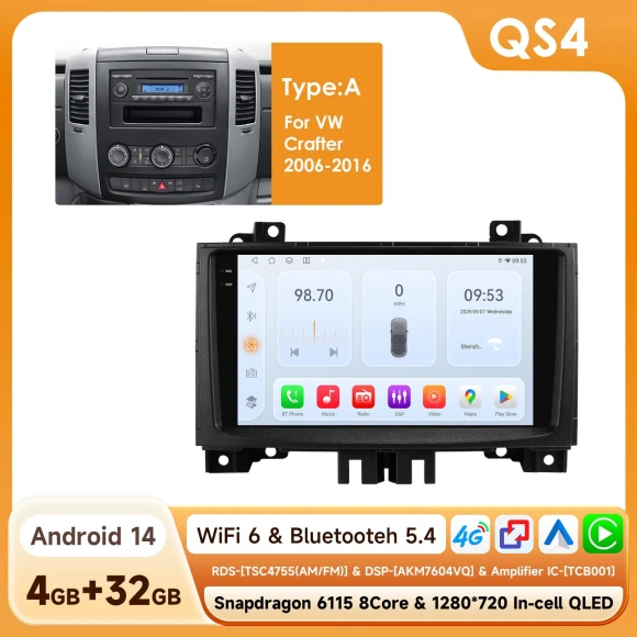 Snapdragon 4G Carplay Android Car Radio — Car Infotainment System, Hizpo