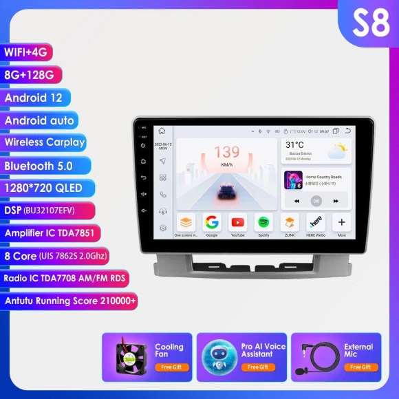 Intelligent Android Car Radio Multimedia — Car Infotainment System, Hizpo