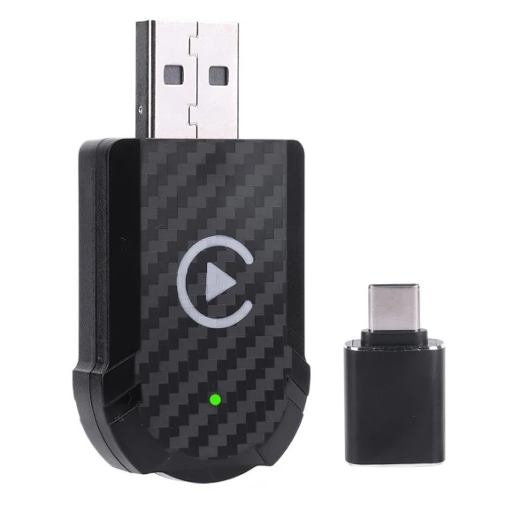 Wired to Wireless CarPlay and Android Auto Adapter — Car Infotainment System, Mellow Home