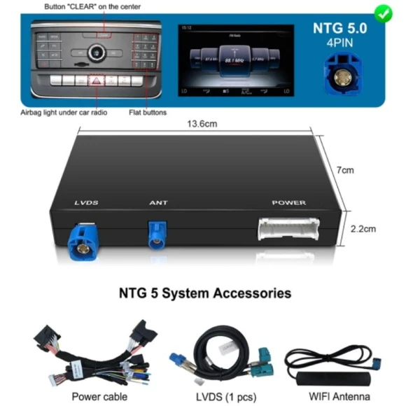 Wireless CarPlay and Android Auto Navigation Module — Car Infotainment System, Auto Accessories Home