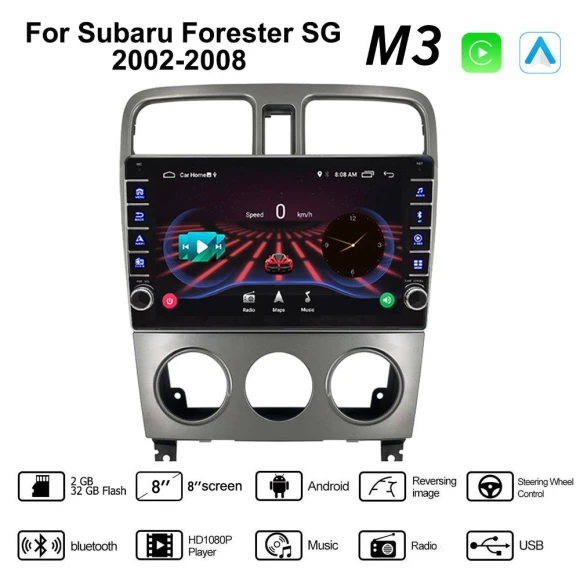 Android Car Multimedia Video Player with CarPlay WiFi — Car Infotainment System, Yousui