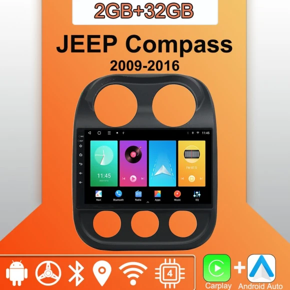 Car Multimedia Player with GPS Navigation, Bluetooth, and WiFi — Car Infotainment System, IJCRAZY