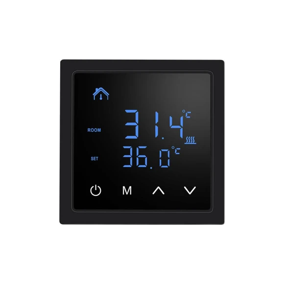 Floor Heating Temperature Controller with LED Touch Screen — Smart Thermostat, Bloom Habitat