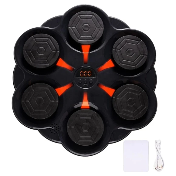 Smart Music Boxing Machine with Bluetooth LED Boxing Training Machine USB Rechargeable Stereo Sound Electronic Boxing... — Smart Boxing Trainer, Vinde Home