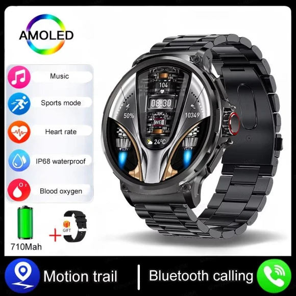 Smartwatch with Ultra HD AMOLED Display, GPS, and Bluetooth Calling — Smart Watch, SAMS Online
