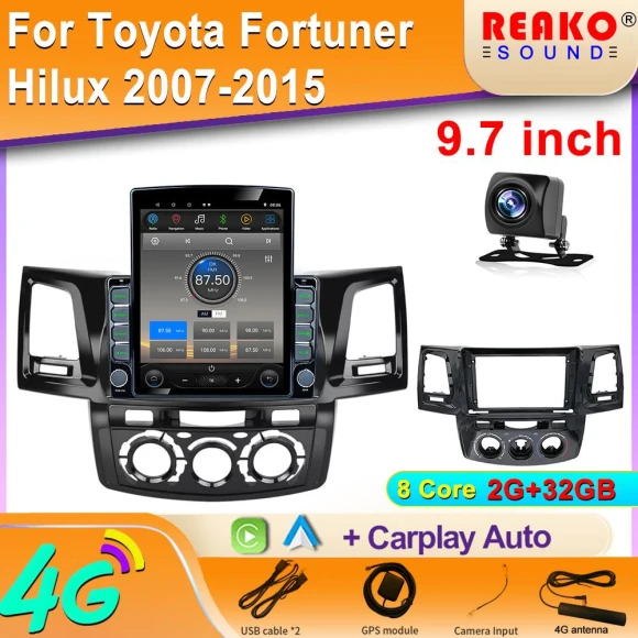 Vertical Screen Car Radio with Android 12 — Car Infotainment System, Reakosound