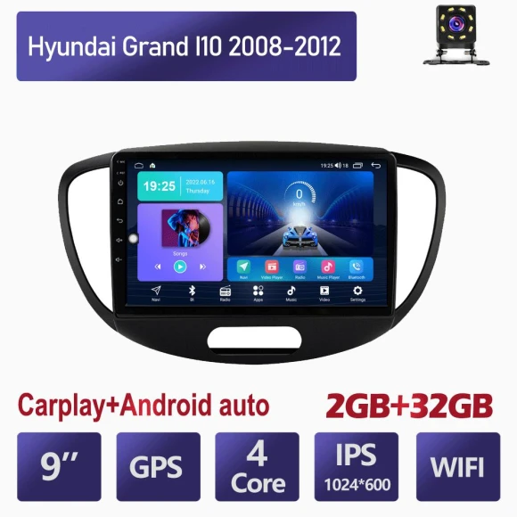 Wireless Car Multimedia Player with GPS Navigation — Car Infotainment System, SuperM