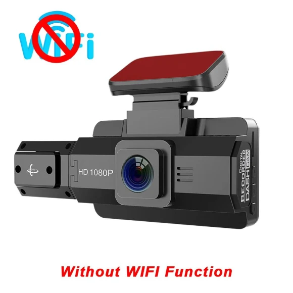 3.0-inch WiFi Car Dash Cam with 360-Degree Rotation, HD Night Vision, Starlight, Dual Lens, Front Recording — Dash Cam, LIAESMART