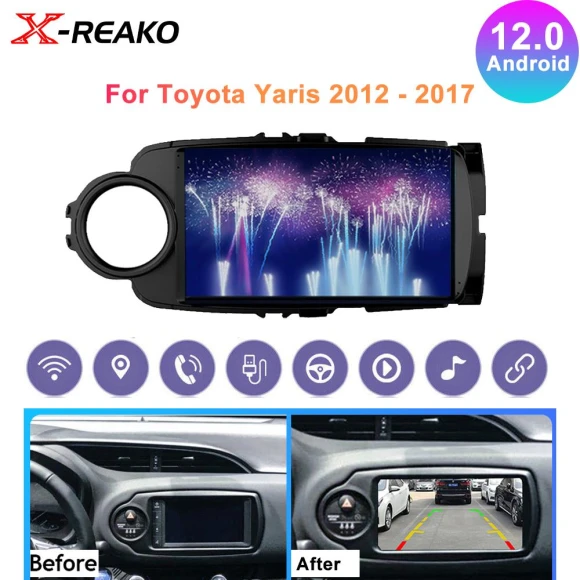 Android Car Radio with CarPlay and GPS — Car Infotainment System, Reakosound