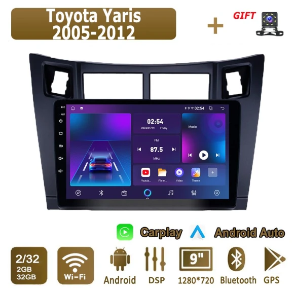 Car Multimedia Player with GPS Navigation, Bluetooth, and WiFi — Car Infotainment System, icreative