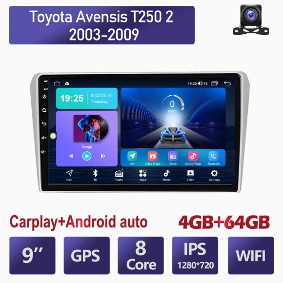 Car Stereo with CarPlay, Android Auto, GPS Navigation — Car Infotainment System, SuperM