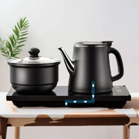 Fully Automatic Bottom Water Inlet Tea Table Kettle with Integrated Boiler for Tea Brewing — Electric Kettle, ElectroCN
