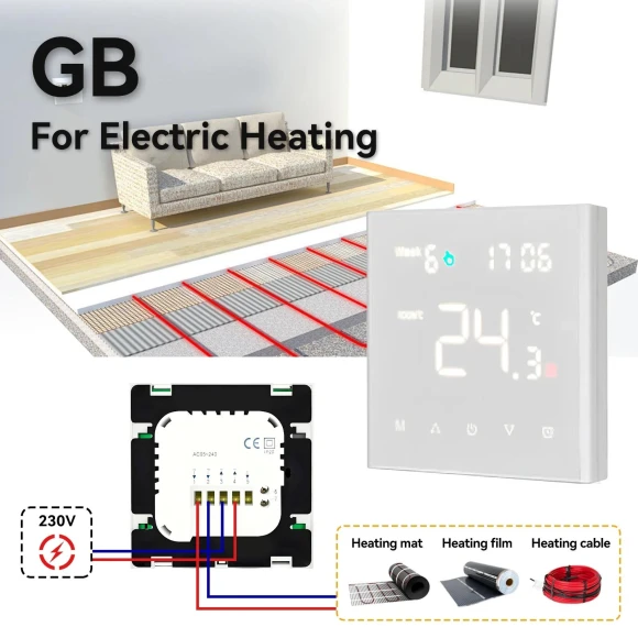 Smart WiFi Thermostat — Smart Thermostat, Minco