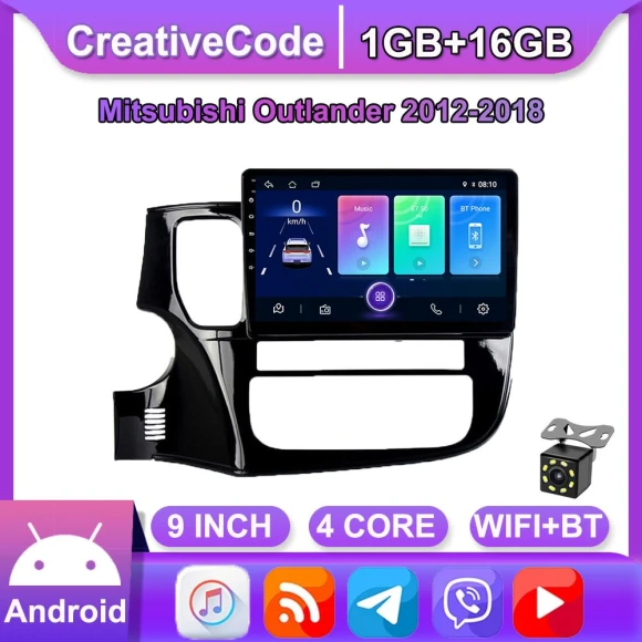 Wireless 10-inch Android CarPlay Car Radio — Car Infotainment System, CreativeCode