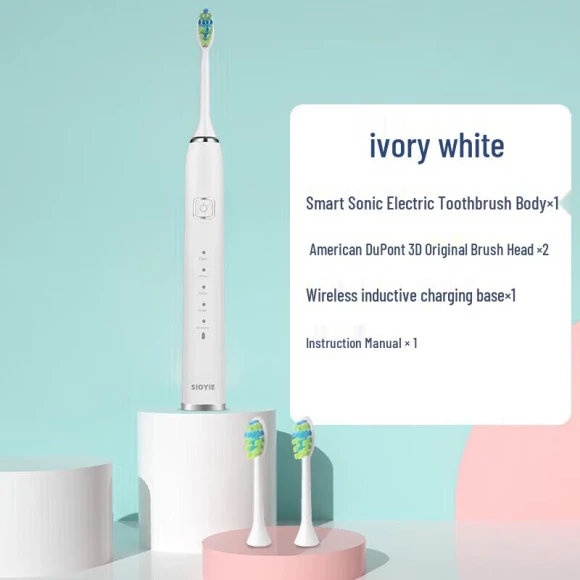 Automatic Induction Charging Soft Bristle Electric Toothbrush — Electric Toothbrush, Lan Xiaoji