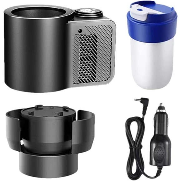 Car Heating and Cooling Cup Mug 2-in-1 Smart Type — Smart Water Bottle, Actually lighting
