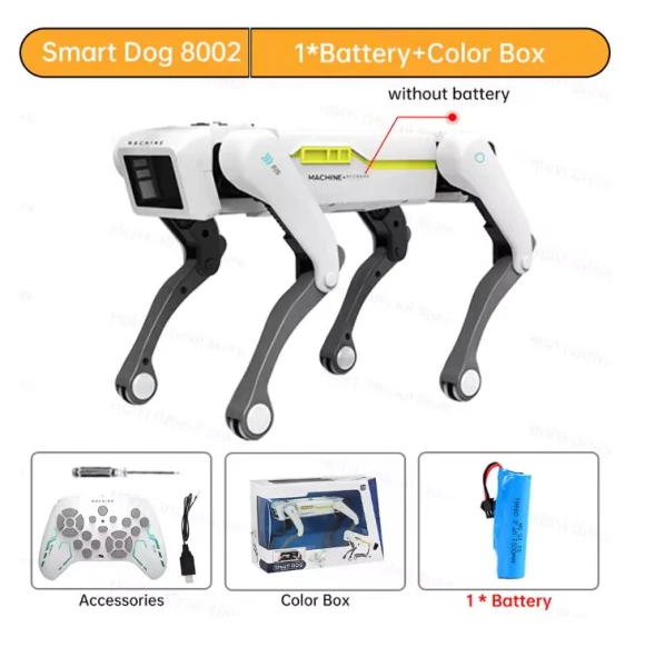 Electric RC Intelligent Robot Dog with Turret — Robot Pet, Toy hut
