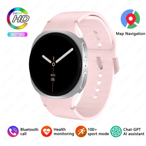 GPS Map Navigation Smart Watch with NFC, Compass, Bluetooth Call, AMOLED HD Display — GPS Watches, Creative Adorn