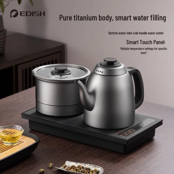 Pure Titanium Smart Electric Tea Kettle Set — Electric Kettle, Yidishui