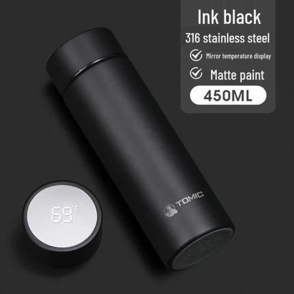 Smart Ceramic-Lined Temperature Display Thermos — Smart Water Bottle, JDST online