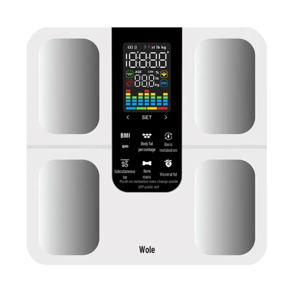 Smart Color Screen Electronic Scale — Smart Scale, ICOMON