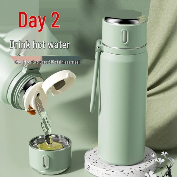 Smart Stainless Steel Insulated Water Bottle — Smart Water Bottle, Huazao