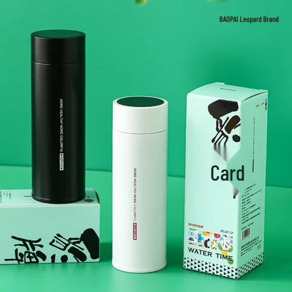 Smart Temperature Display Portable Thermos Mug — Smart Water Bottle, BAOPAI