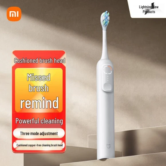Sonic Vibration Electric Toothbrush with Smart Reminder — Electric Toothbrush, Xiaomi