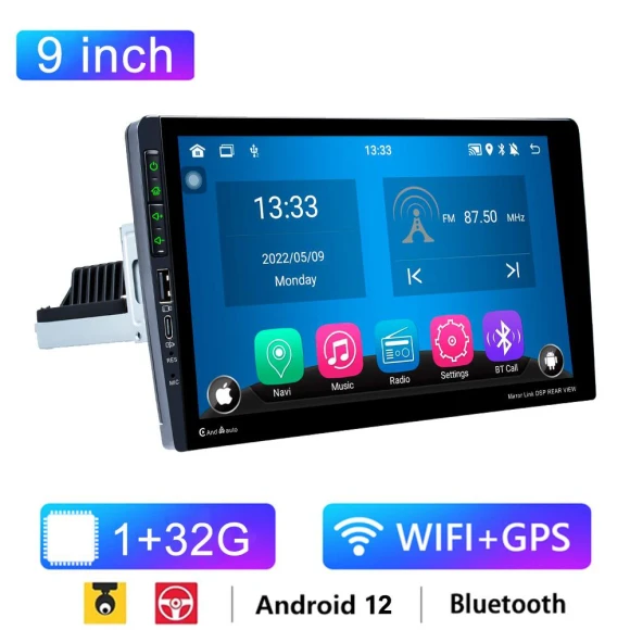 9-inch Android Car Radio Receiver — Car Infotainment System, Reakosound