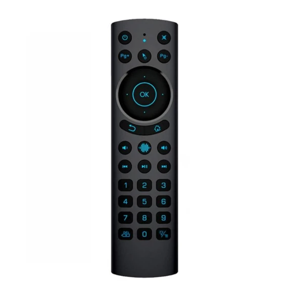 Air Mouse with Gyroscope, Backlit, and Voice Control — Smart TV, Brioche