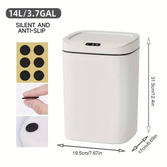 Auto-seal Motion Sensor Trash Can — Smart Trash Can, hello house