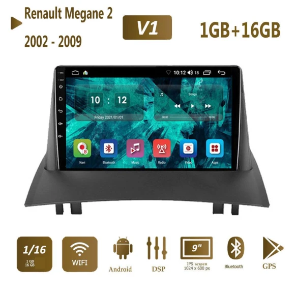 Car Radio with Android, Wi-Fi, GPS Navigation — Car Infotainment System, icreative