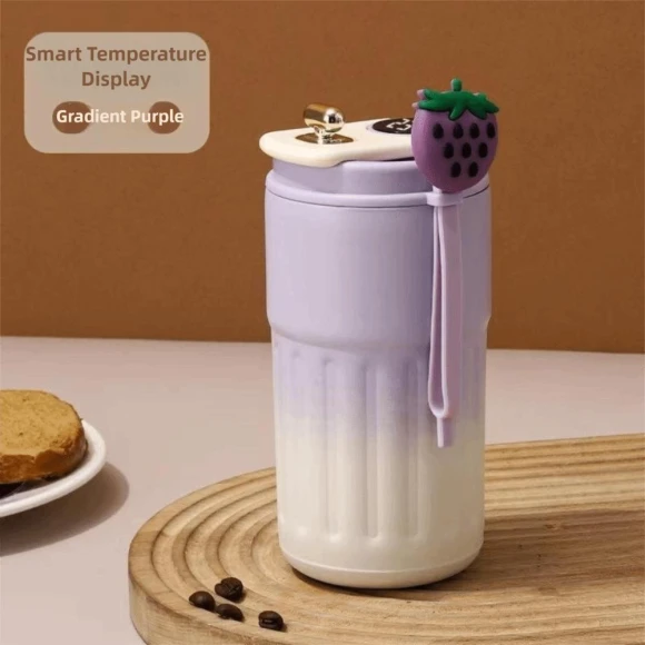 Intelligent Thermal Cup with Temperature Display — Smart Water Bottle, shenchuh