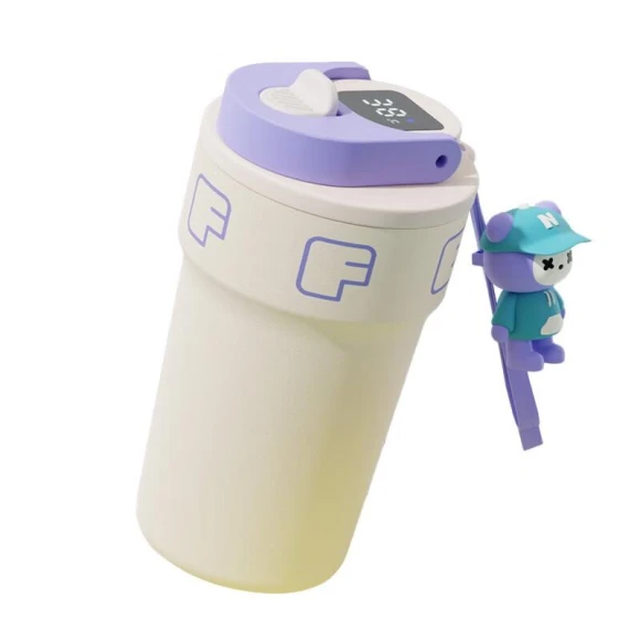 Smart LED Display Stainless Steel Vacuum Flask — Smart Water Bottle, Shangheng